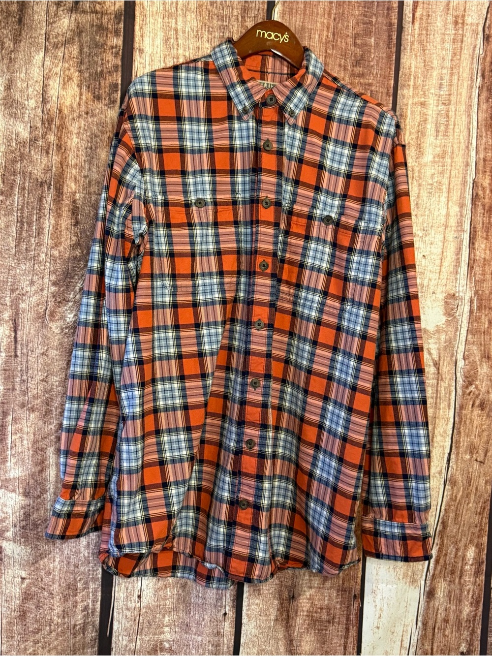 Duluth Flannel Plaid Button-Down Shirt